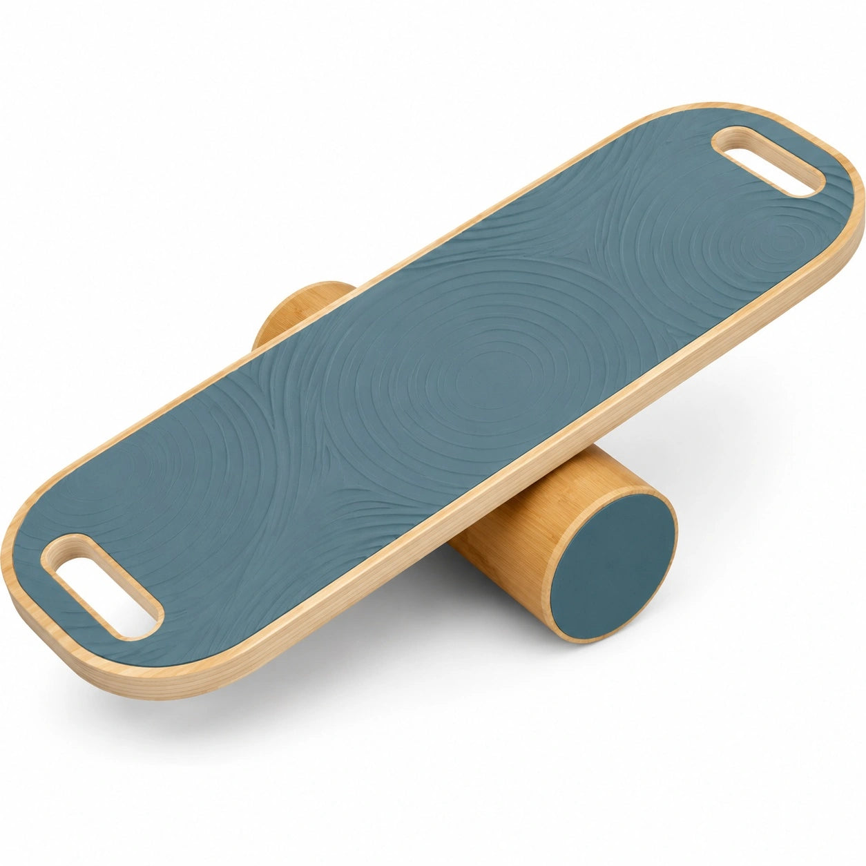 Balance Board aus Holz mit rutschfester Oberfläche Blau