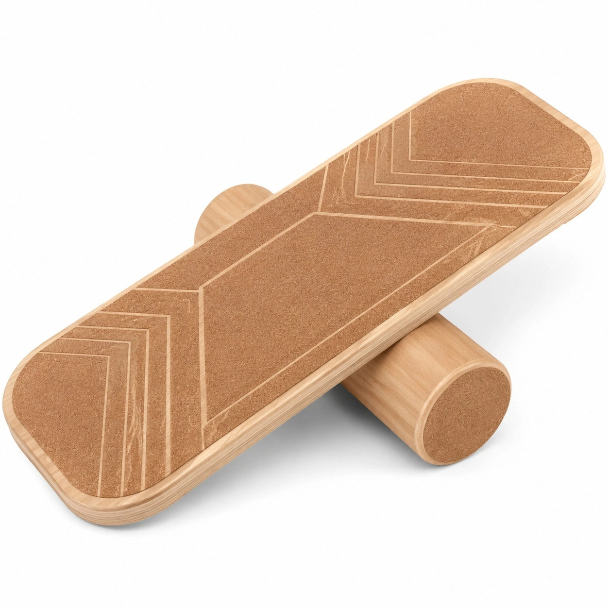Balance Board mit rutschfester Korkoberfläche