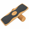 Balance Board mit Korkrolle und rutschfester Oberfläche - Braun/Schwarz