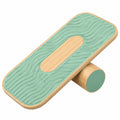 Balance-Board Holz Grün mit Anti-Rutsch Oberfläche, 75x30 cm