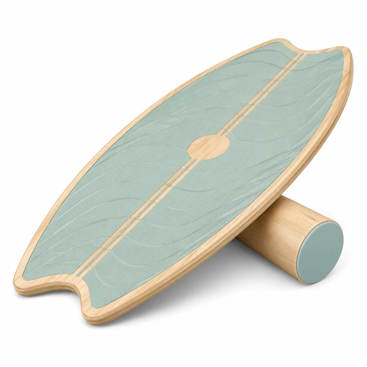 Balance-Board mit rutschfester Oberfläche in Grün