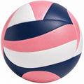 Volleyball in Standardgröße Pink/Blau/Weiß