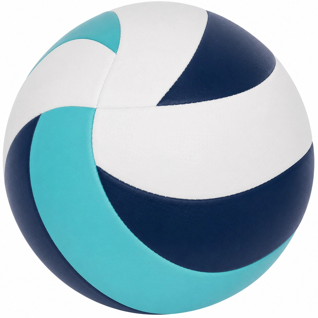 Volleyball Weiß/Blau/Türkis für Indoor und Outdoor mit 65 cm Umfang