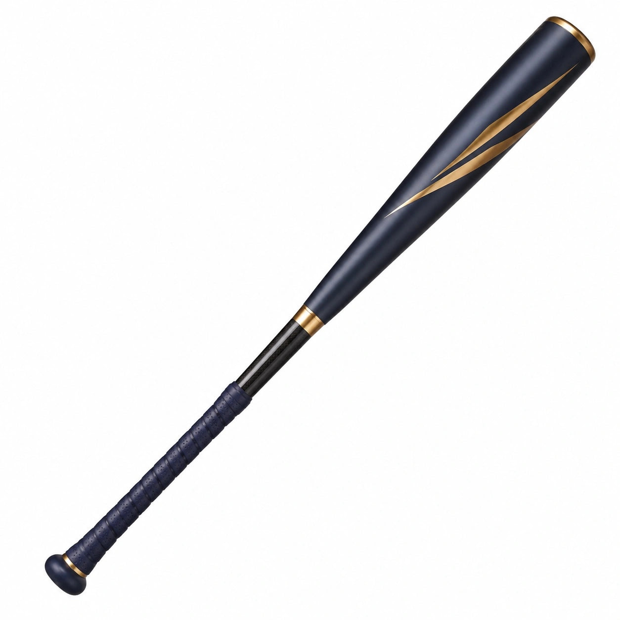 Blauer/Goldener Baseballschläger mit ergonomischem Griff