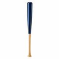 Baseballschläger Holz Blau 86 cm