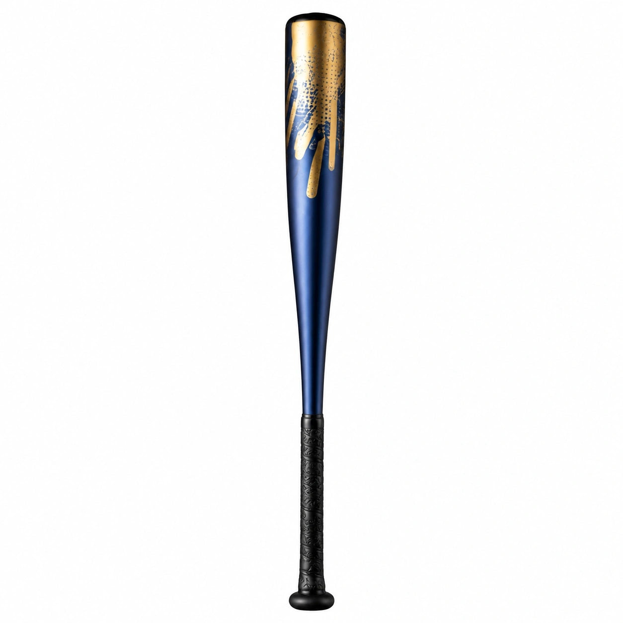 Ergonomischer Baseballschläger aus Aluminium Blau/Gold