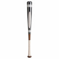 Baseballschläger Schwarz/Weiß/Braun, 85 cm