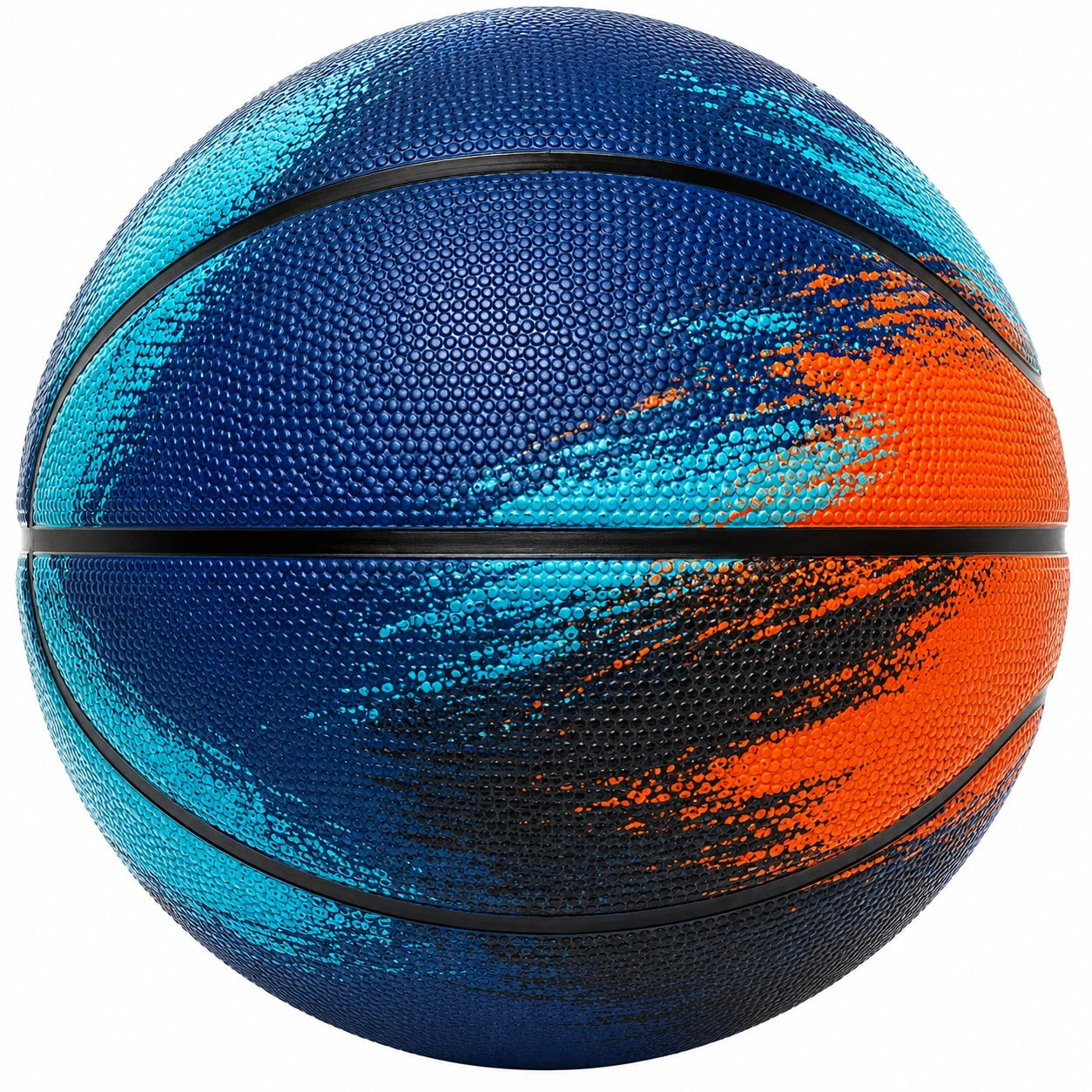 Outdoor Basketball Blau Orange