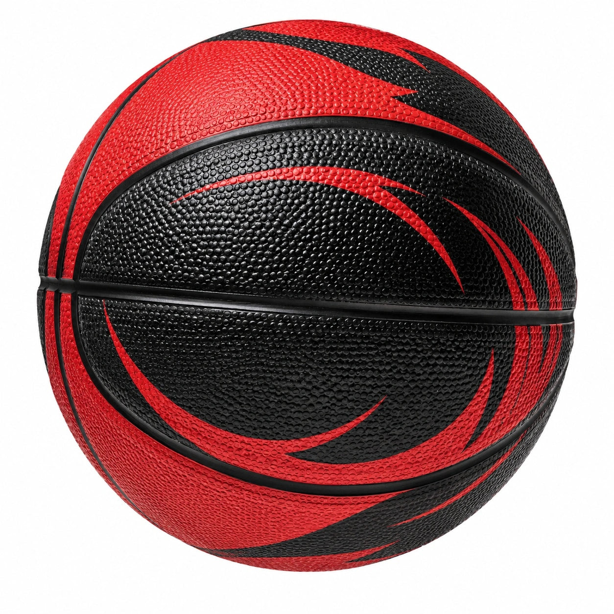 Outdoor Basketball in Rot/Schwarz Design