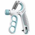 Ergonomischer Handtrainer mit einstellbarem Widerstand, Weiß/Babyblau