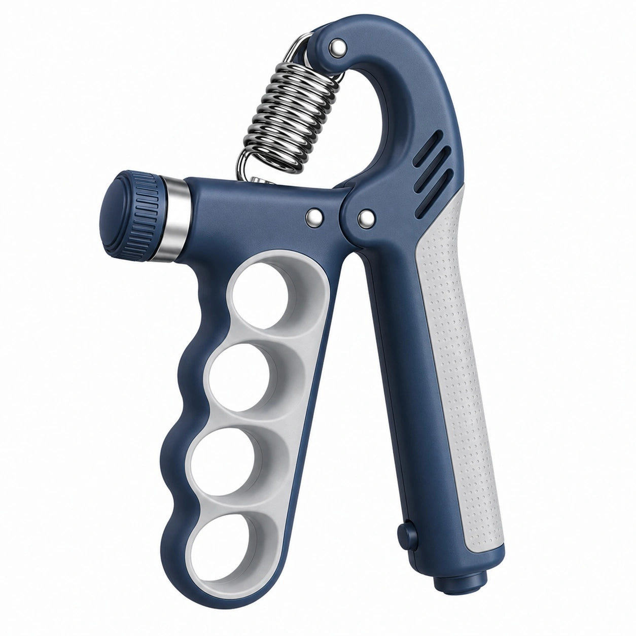 Verstellbarer Handtrainer mit Widerstand 5-60 kg in Blau und Grau