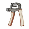 Ergonomischer Handtrainer mit einstellbarem Widerstand 10-40 kg Braun/Beige