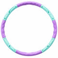 Hula-Hoop-Reifen 95cm Lila/Grün mit Massagenoppen