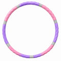 Abnehmbarer Hula-Hoop-Reifen 96cm, Pink/Lila