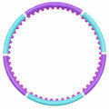 Fitness-Hula-Hoop mit Massagefunktion Lila/Türkis