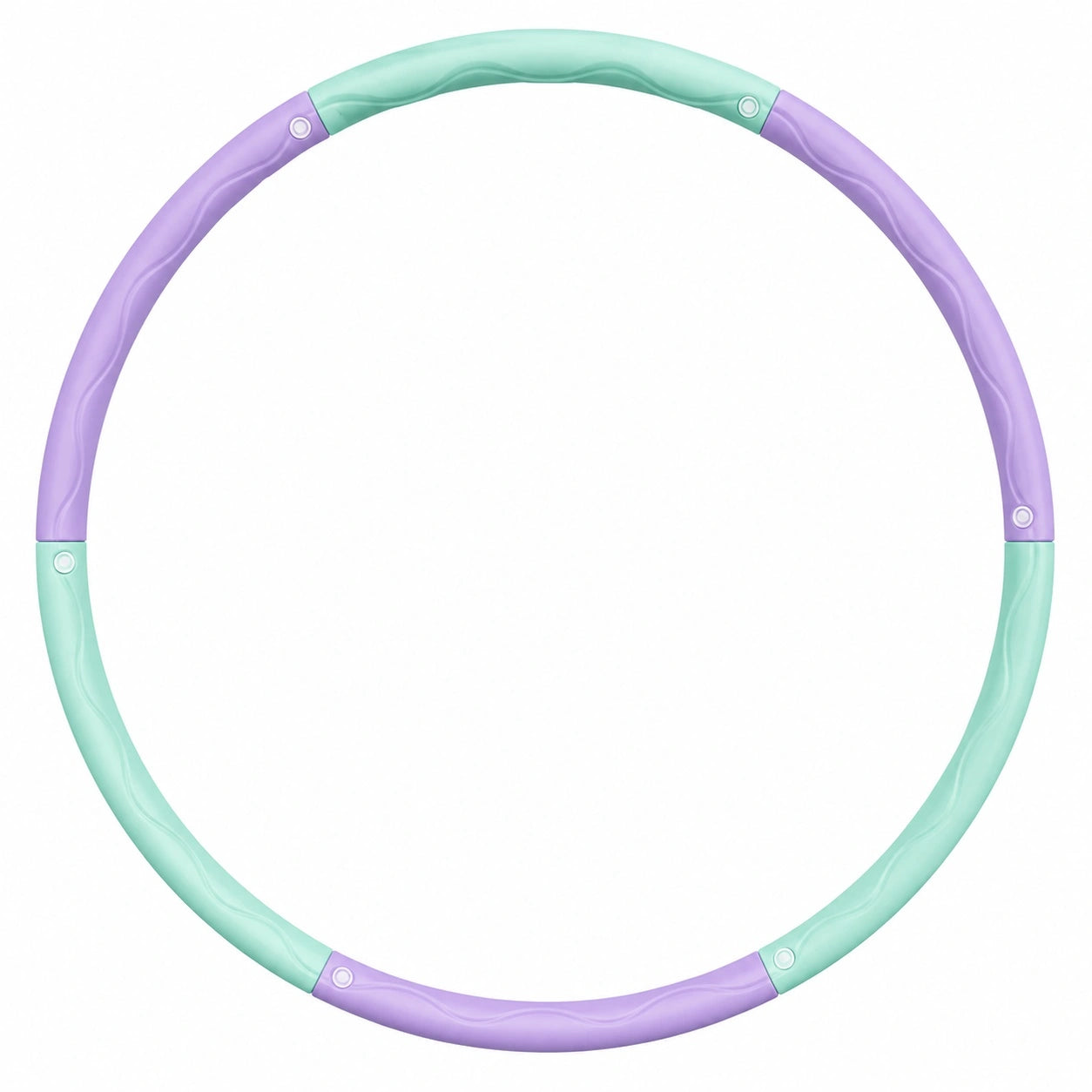 Fitness Hula Hoop 100cm Mint/Lila