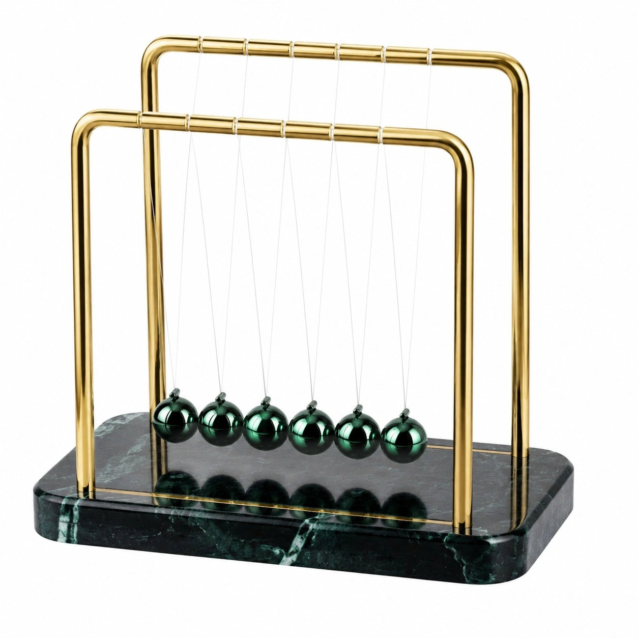 Newton Pendel Schreibtischspielzeug Grün/Gold