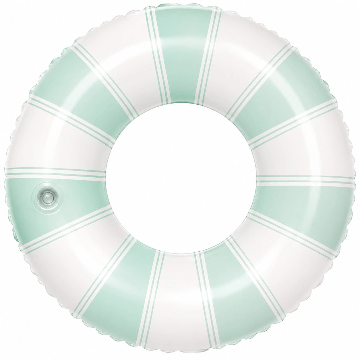 Aufblasbarer Schwimmring 90 cm Grün/Weiß