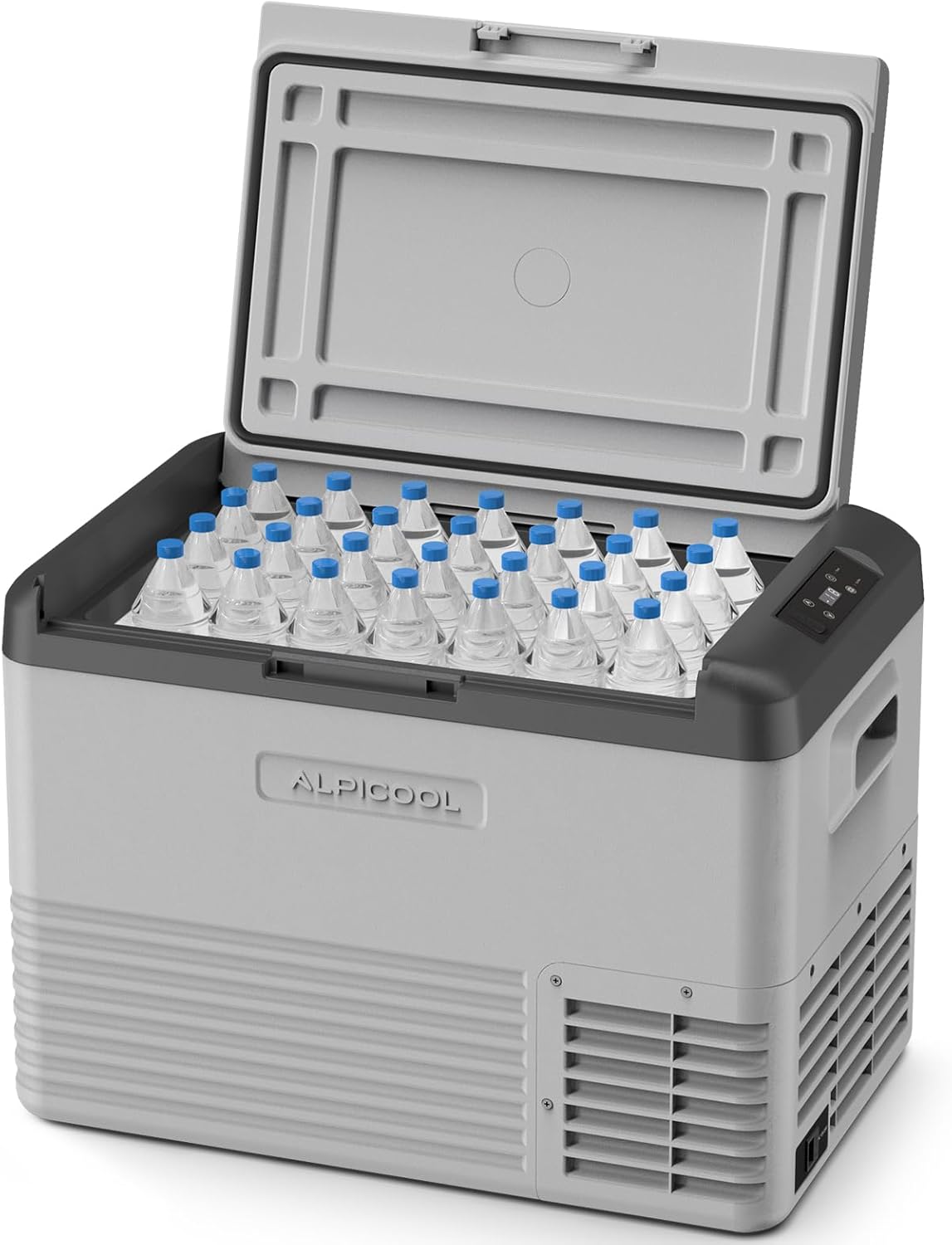 Alpicool CL40 37L Kompressor Kühlbox, 45 dB, 37 L, Stauraum, Kühlschrank Gefrierbox Tragbarer 2026 NEU, Kühlbox 12V 230V Kompressor für Auto