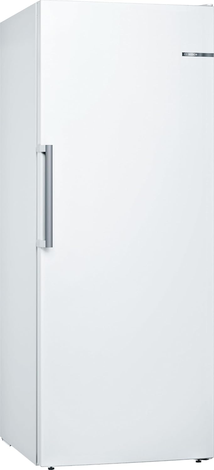 Bosch Hausgeräte GSN54AWDV Serie 6 Freistehender XXL-Gefrierschrank, 176 × 70 cm, NoFrost, LED-Beleuchtung, Stauraum, 188 kWh/Jahr/weiß