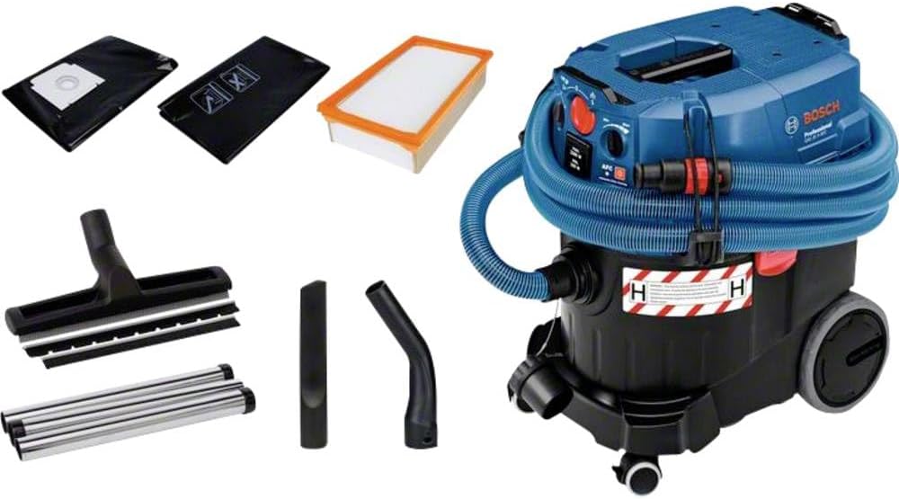 Bosch Professional Nass-/Trockensauger GAS 35 H AFC (Leistung 230V Tisch, 35 L Behälter, 1.200 Watt