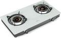 Klarstein Barzona Gaskochfeld, 2-Brenner Edelstahl & Glas, 7,7kW