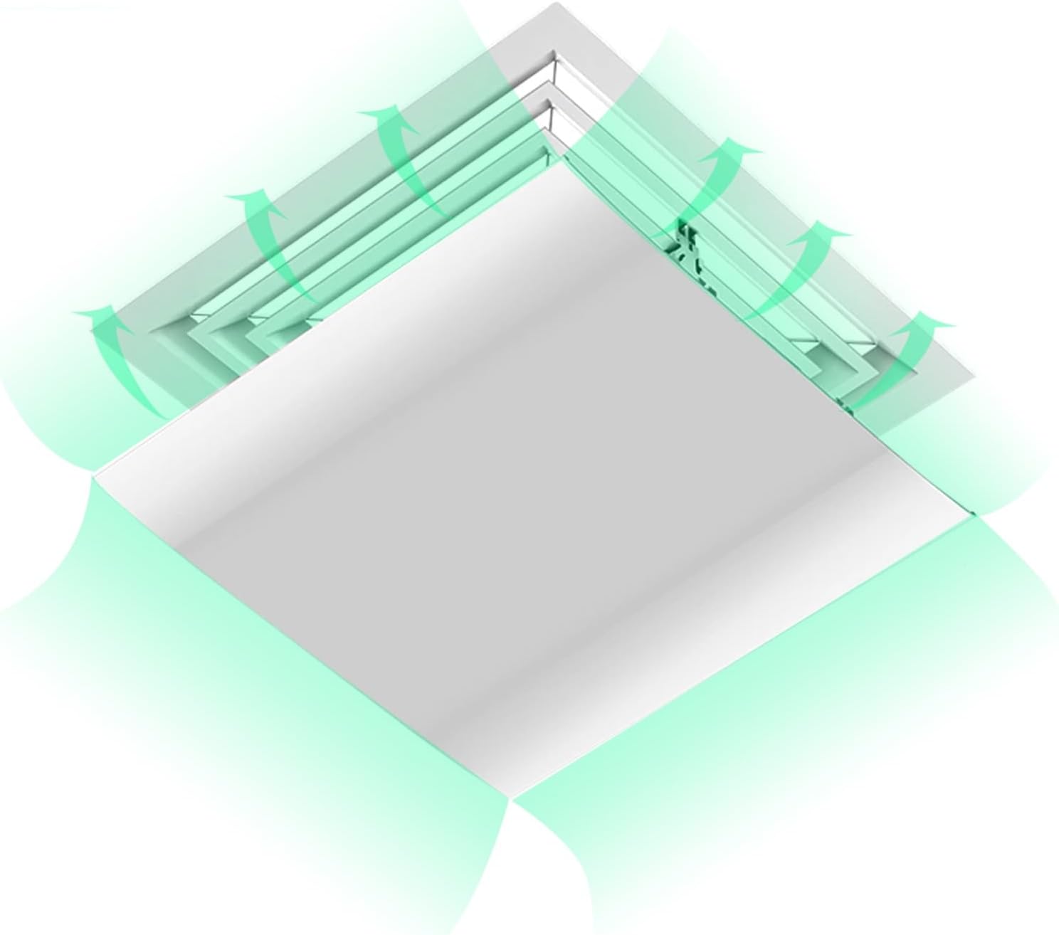Klimaanlage Windabweiser, Hotel(60 cm/23.6'), einer Plattendicke von 0,3 cm, Verstellbarer Luftabweiser für Zuhause