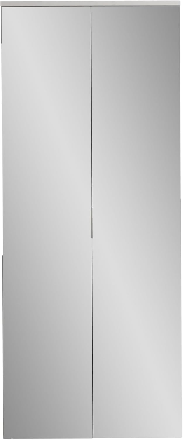 LINCOLN Schuhschrank, 80 × 190 × 35 cm (B/H/T), Stauraum, Vielseitiger Mehrzweckschrank mit 11 verstellbaren Einlegeböden