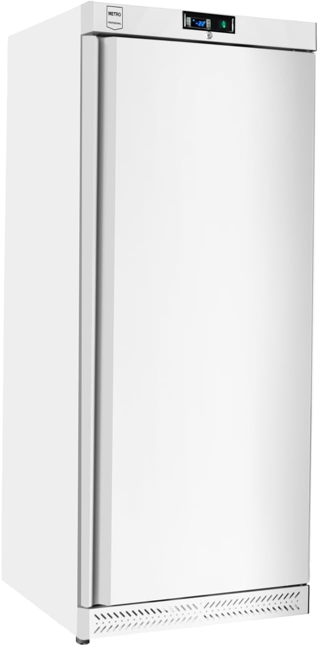 METRO Professional Gefrierschrank, 240 L, statische Lüfterkühlung, 480 W, 65 dB, Stauraum, Edelstahl