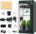 MARS HYDRO Smart Growzelt Komplettset mit WiFi-Integrierte Controller43 Tisch, 80 × 80 × 160 cm 1680D Hohe Reflektivität Grow Box Komplettset, Timer