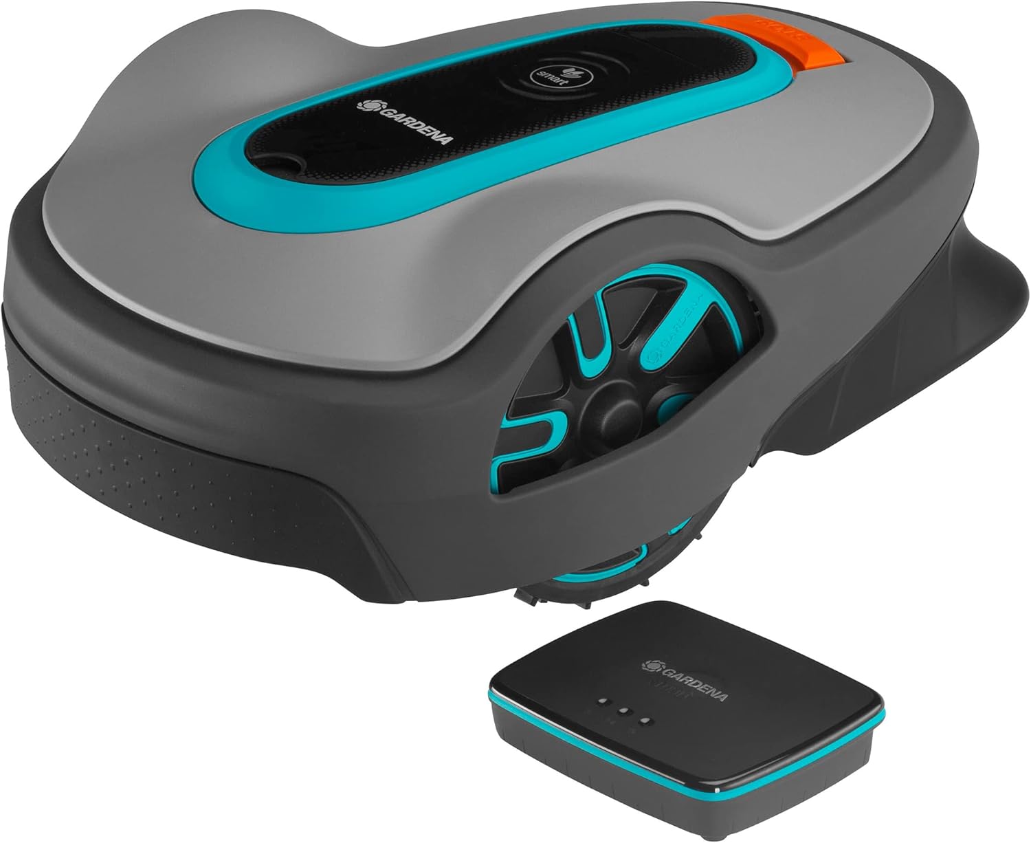 Gardena Mähroboter, nur 58 db(A) in Ruhe den Rasen mäht, Steuerung per App, App-Steuerung, DE-Version (19704-60)